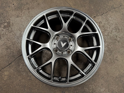 New 15x6.5 ET38 Lenso Eurospeed Rim (4 wheel) Hyper Black 4x100
