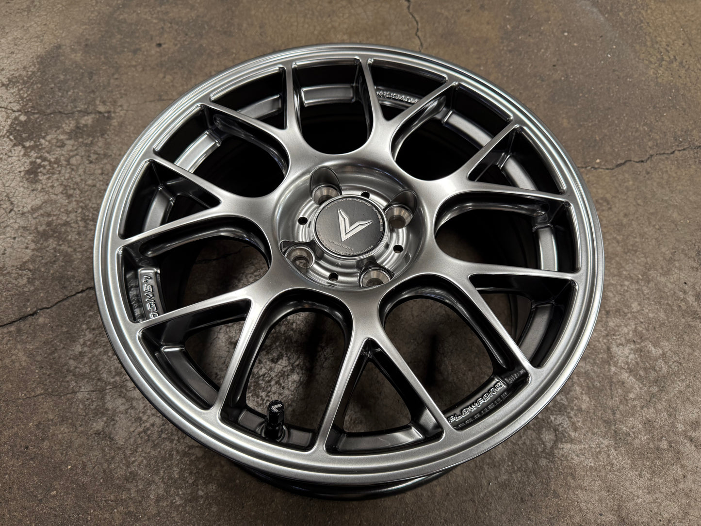 New 15x6.5 ET38 Lenso Eurospeed Rim (4 wheel) Hyper Black 4x100
