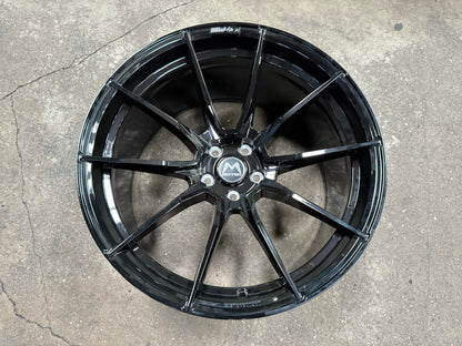 New 20x10 ET12 20x11 ET15 Motec MCR2 (4 wheel) 5x112 Black