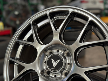 New 15x6.5 ET38 Lenso Eurospeed Rim (4 wheel) Hyper Black 4x100