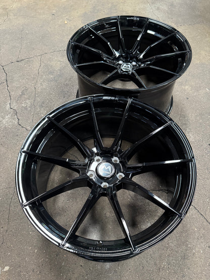 New 20x10 ET12 20x11 ET15 Motec MCR2 (4 wheel) 5x112 Black