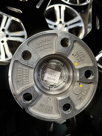 New 18x8.5 ET35 Lenso Blaze Rim (4 wheel) Hyper Black 5x114.3