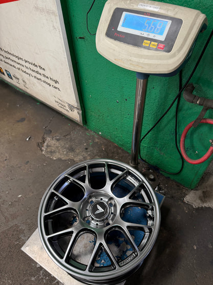 New 15x6.5 ET38 Lenso Eurospeed Rim (4 wheel) Hyper Black 4x100