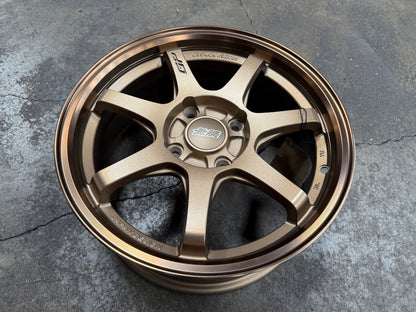 New 16x7 ET38 D1 Mugen GP Rim (4 wheel) Matte Bronze 4x114.3