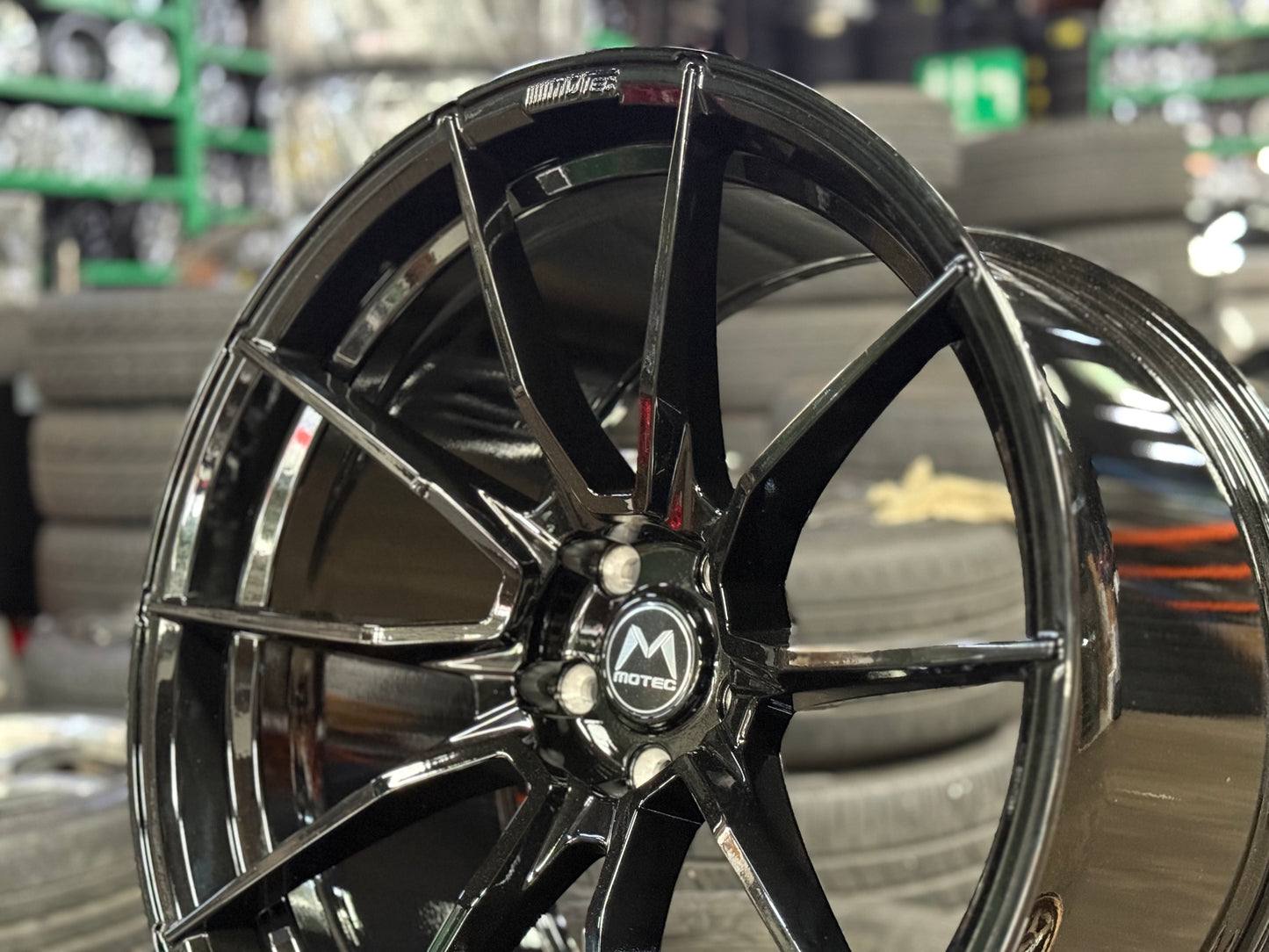 New 20x10 ET12 20x11 ET15 Motec MCR2 (4 wheel) 5x112 Black