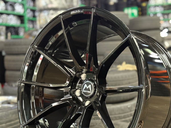 New 20x10 ET12 20x11 ET15 Motec MCR2 (4 wheel) 5x112 Black