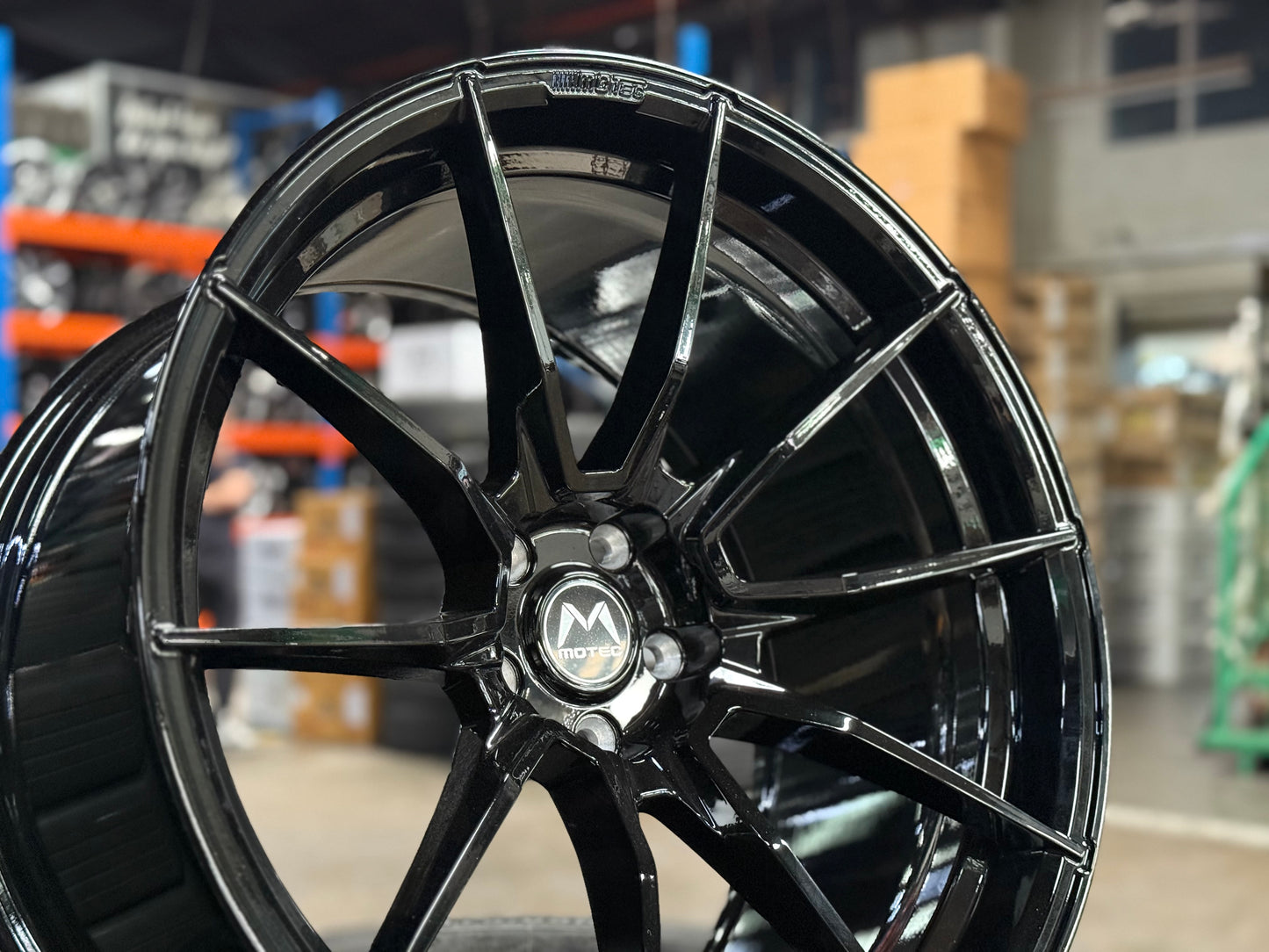 New 20x10 ET12 20x11 ET15 Motec MCR2 (4 wheel) 5x112 Black