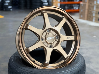 New 16x7 ET38 D1 Mugen GP Rim (4 wheel) Matte Bronze 4x114.3
