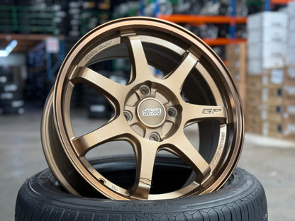 New 16x7 ET38 D1 Mugen GP Rim (4 wheel) Matte Bronze 4x114.3