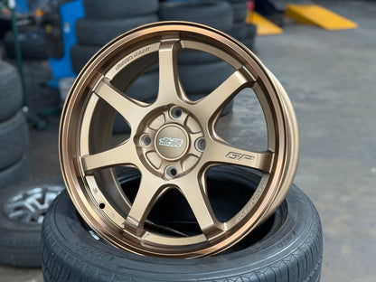 New 16x7 ET38 D1 Mugen GP Rim (4 wheel) Matte Bronze 4x114.3