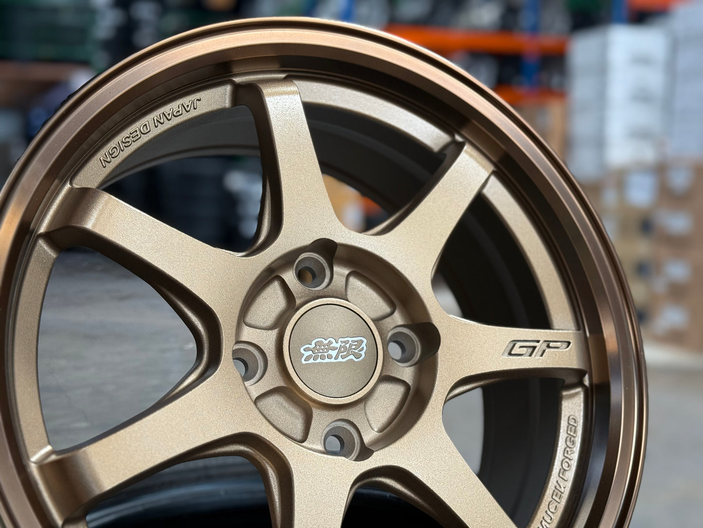 New 16x7 ET38 D1 Mugen GP Rim (4 wheel) Matte Bronze 4x114.3