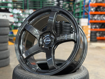 NEW 18X8.5 ET42 Raxer TR1S Rim (4 wheel) Dark Graphite 5X112