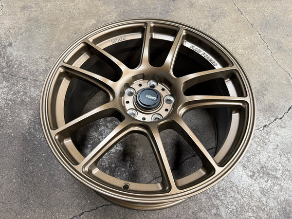 NEW 18X8.5 ET42 Konig Heliogram Rim (4 Wheel) Matte Bronze 5X112