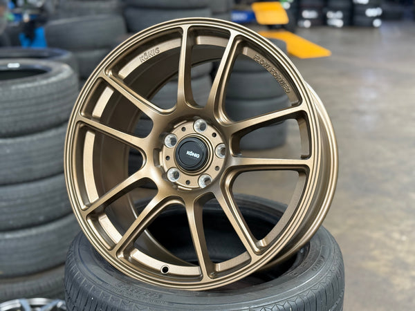 NEW 18X8.5 ET42 Konig Heliogram Rim (4 Wheel) Matte Bronze 5X112