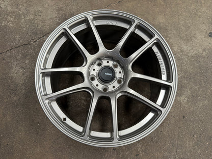 NEW 18X8.5 ET42 Konig Heliogram Rim (4 Wheel) Titanium Metallic 5X112