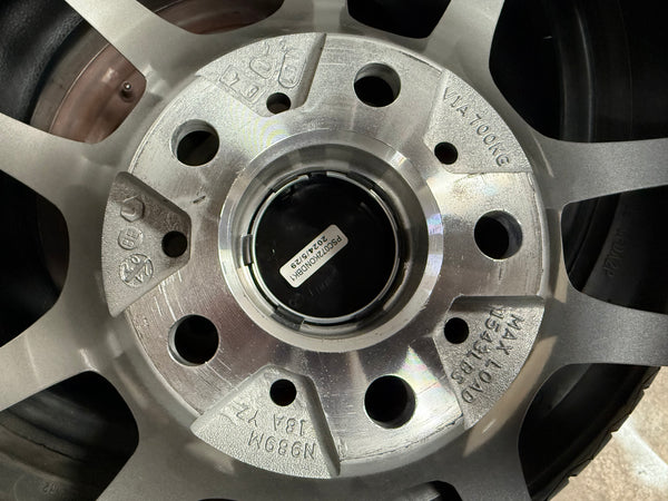 NEW 18X8.5 ET42 Konig Heliogram Rim (4 Wheel) Titanium Metallic 5X112