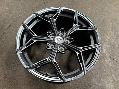 New 18x8.5 ET40 Vogue Wheel F12 Rim (4 wheel) Hyper Dark 5x114.3