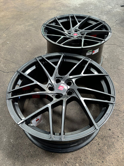 New 20x8.5 ET30 20x10 ET38 Ispiri FFRM (4 wheel) 5x114.3 Matte Black