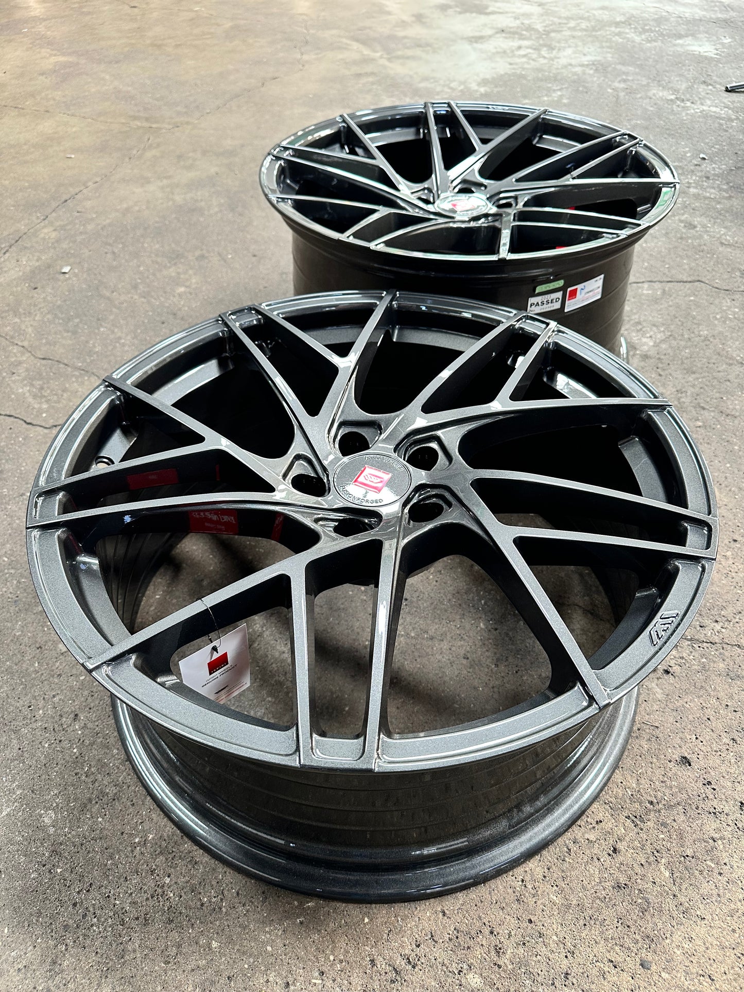 New 20x8.5 ET30 20x10 ET38 Ispiri FFRM (4 wheel) 5x114.3 Matte Black