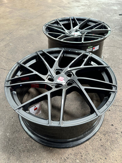 New 20x8.5 ET30 20x10 ET38 Ispiri FFRM (4 wheel) 5x114.3 Matte Black