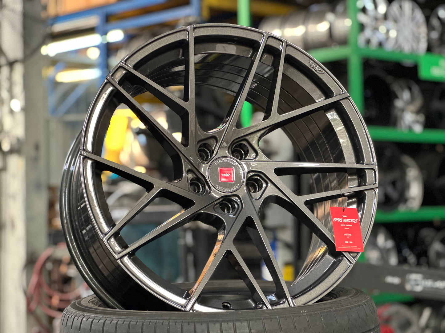 [Bundle] 20x10 ET38 Ispiri FFRM (2 wheel) 5x114.3 Matte Black