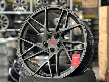 New 20x8.5 ET30 20x10 ET38 Ispiri FFRM (4 wheel) 5x114.3 Matte Black