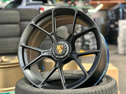 New 20x8.5 ET48 20x10.5 ET43 Overdrive Forged BF157 (4 wheel) 5x130 Matte Black