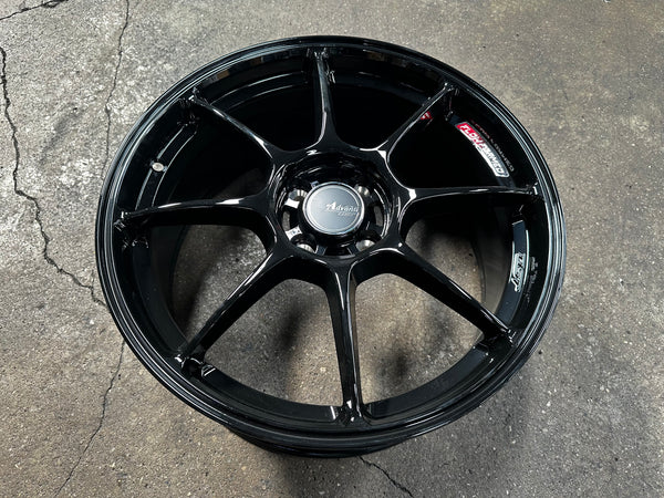 New 17X7.5 ET40 Advanti Blizzard Rim (4 wheel) Gloss Black 4X100