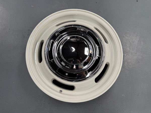 New 15X6 ET38 Dean Cross Rim (4 wheel) Gloss White 4X100