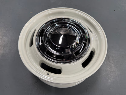 New 15X6 ET38 Dean Cross Rim (4 wheel) Gloss White 4X100