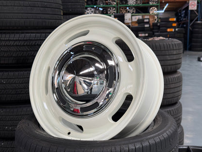 New 16X7 ET42 Dean Cross Country Design Rim (4 wheel) Gloss White 5X114.3