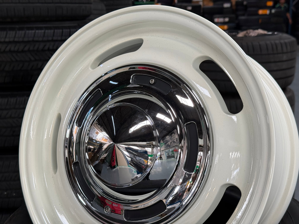 New 16X7 ET42 Dean Cross Country Design Rim (4 wheel) Gloss White 5X114.3