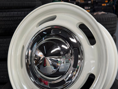 New 16X7 ET42 Dean Cross Country Design Rim (4 wheel) Gloss White 5X100