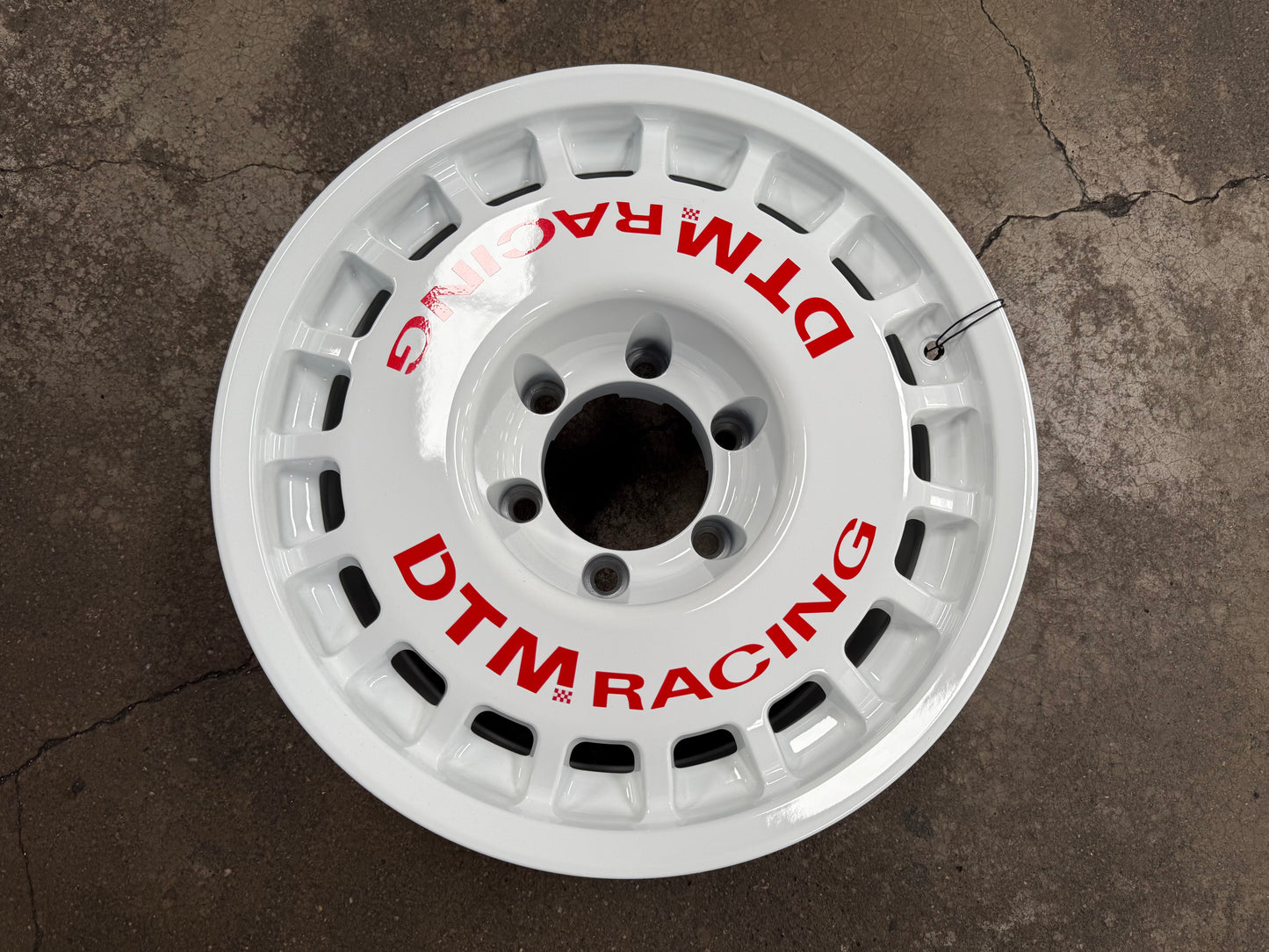 New 16x8 ET0 Lenso DTM Rim (4 wheel) White 6x139.7