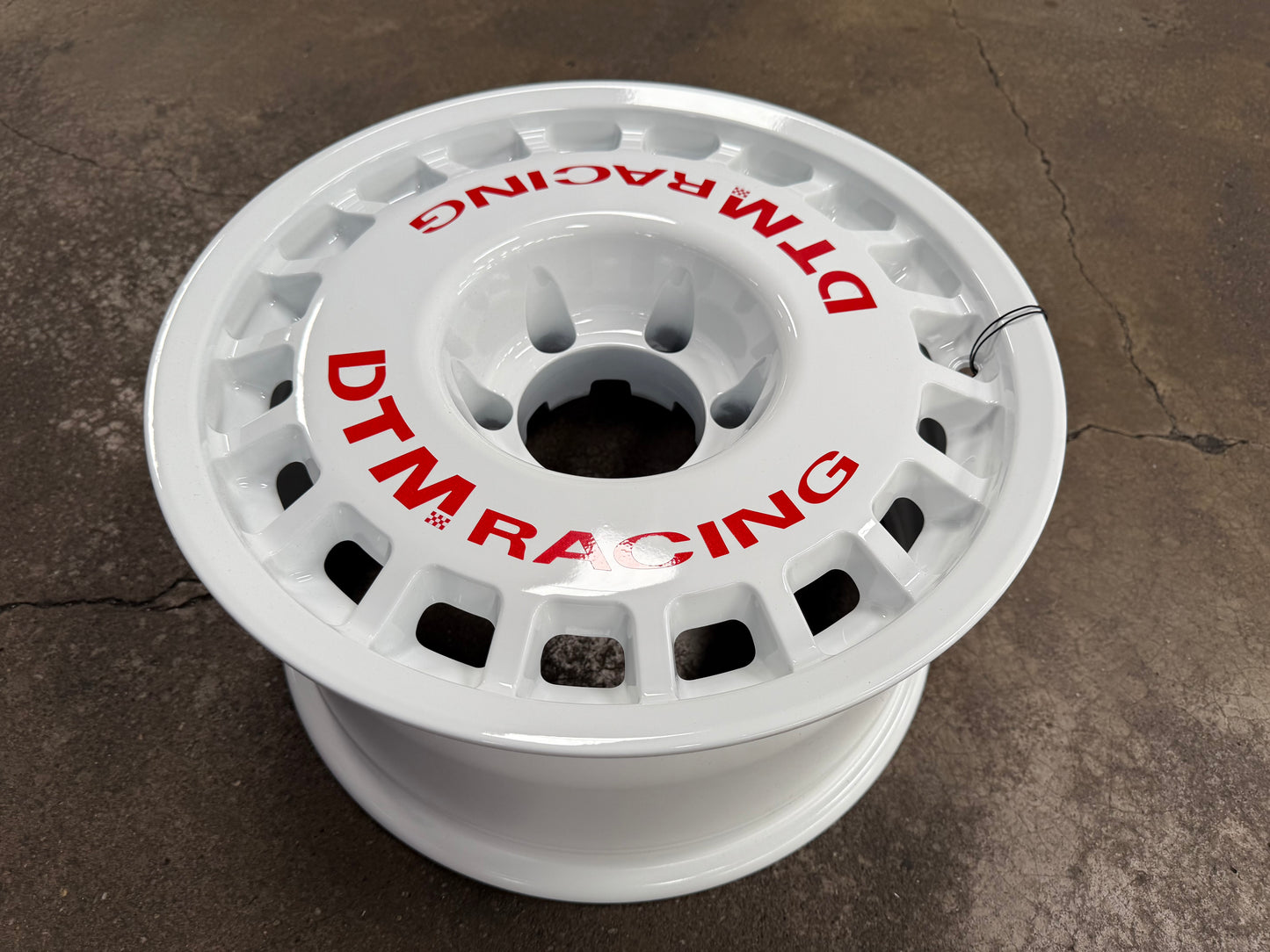 New 16x8 ET0 Lenso DTM Rim (4 wheel) White 6x139.7