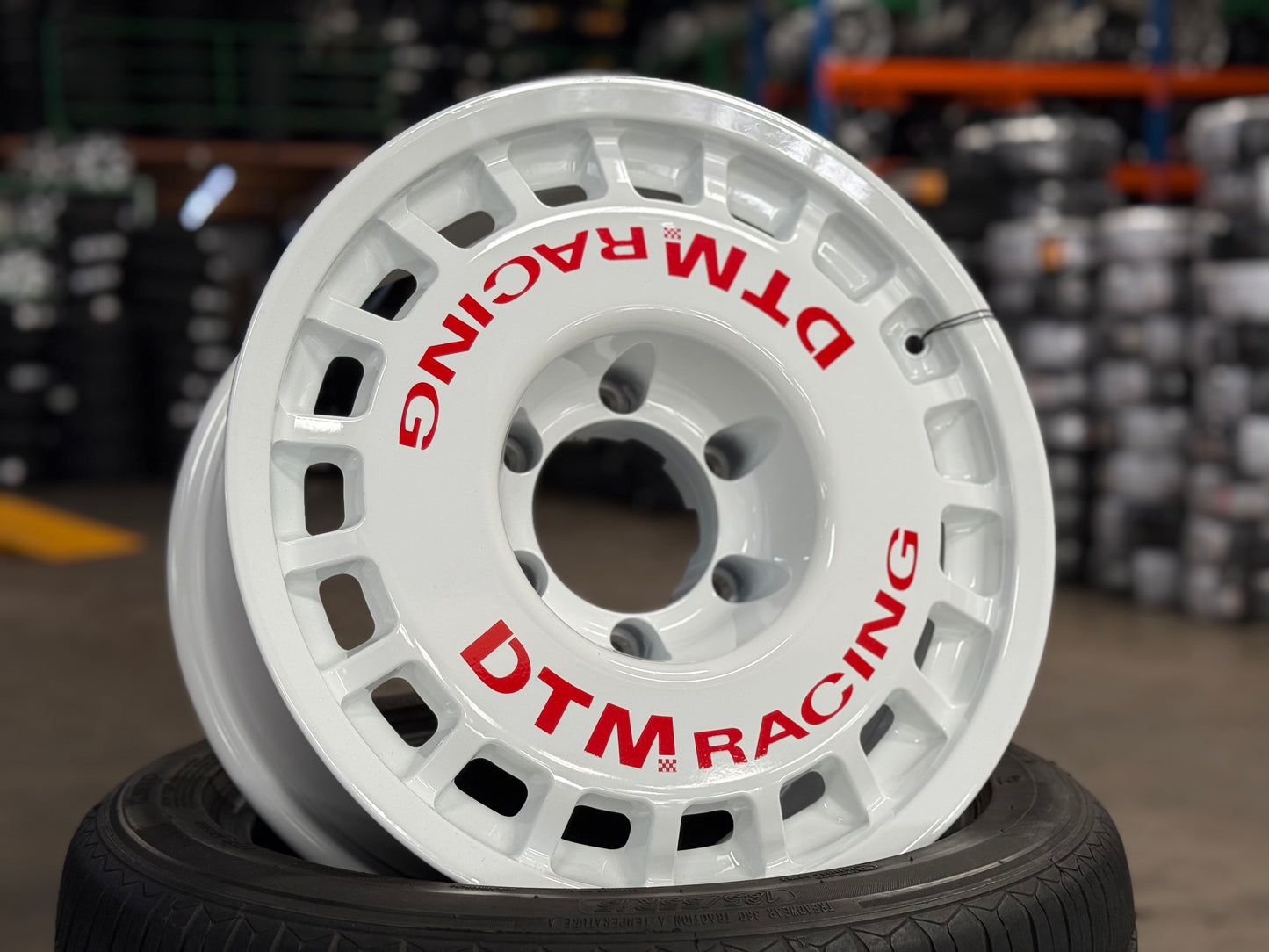 New 16x8 ET0 Lenso DTM Rim (4 wheel) White 6x139.7
