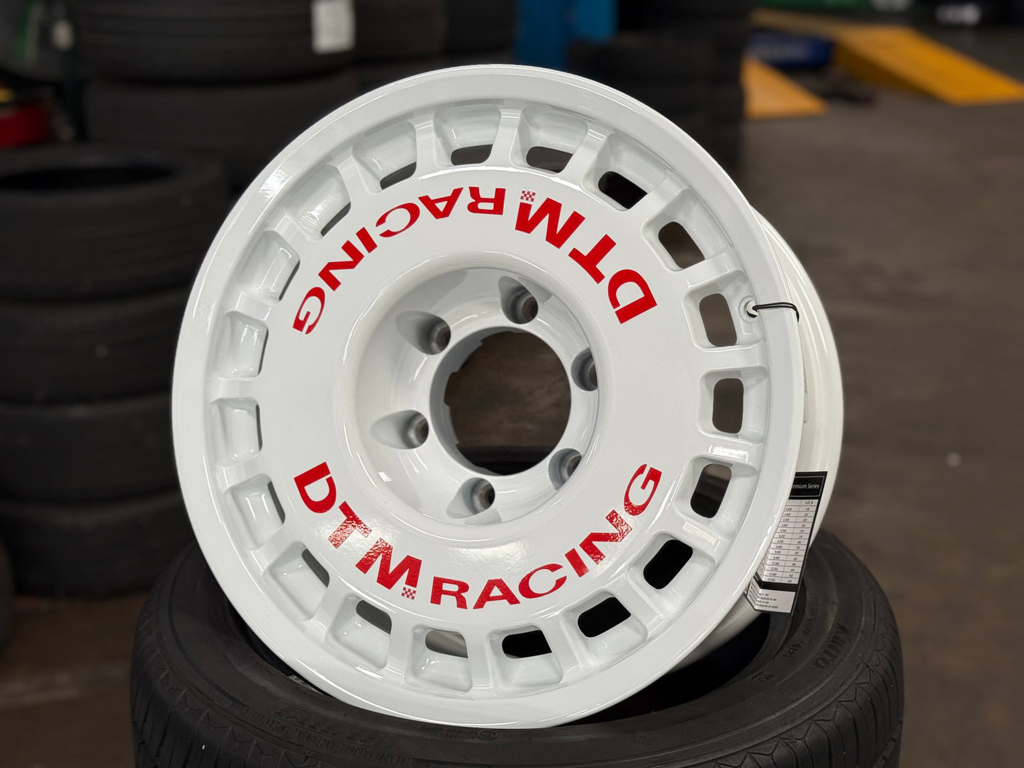 New 16x8 ET0 Lenso DTM Rim (4 wheel) White 6x139.7