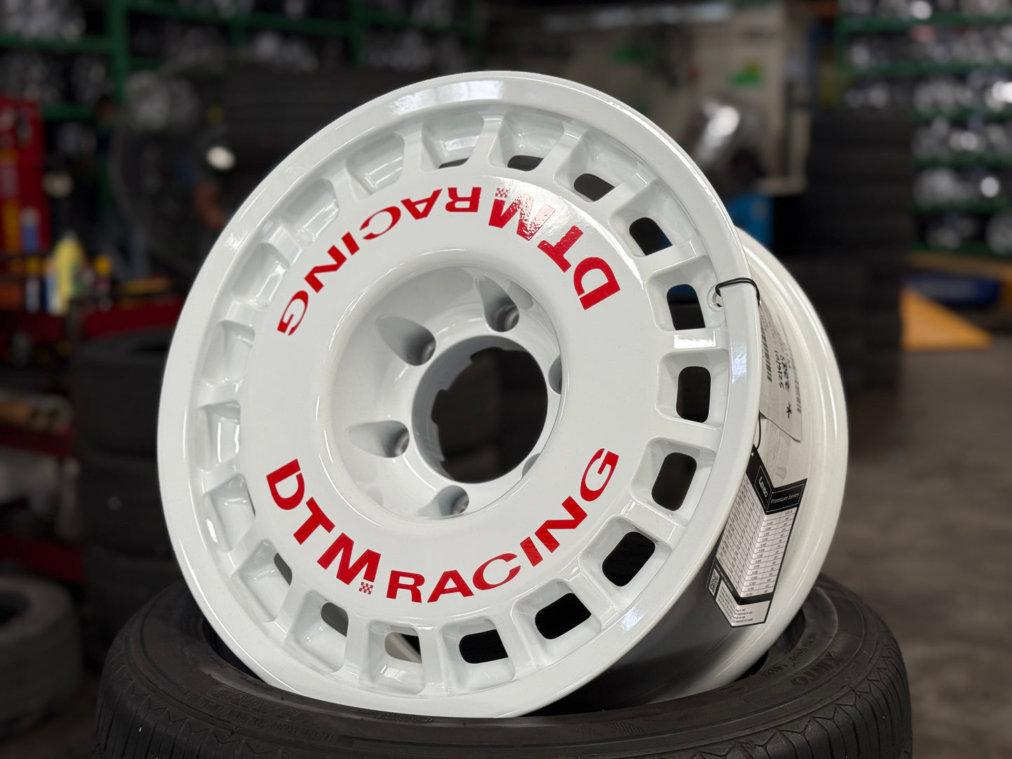 New 16x8 ET0 Lenso DTM Rim (4 wheel) White 6x139.7