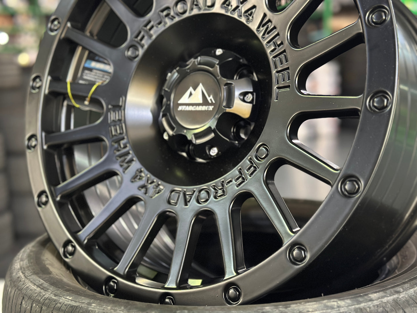 NEW 18X8.5 ET20 Offroad Design (4 wheel) 5X108 Black