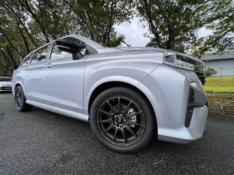 NEW 18X8 ET45 Enkei SC22 Rim (4 wheel) Matt Gunmetal 5X100
