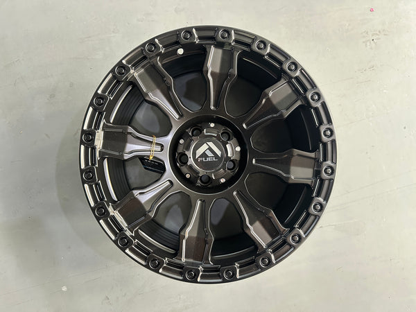 NEW 18X8.5 ET20 Fuel Design (4 wheel) 5X108 Black