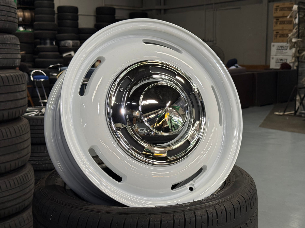 New 17X7 ET42 Dean Cross Country Design Rim (4 wheel) Gloss White 4X100