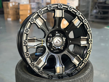 NEW 18X8.5 ET20 Fuel Design (4 wheel) 5X108 Black
