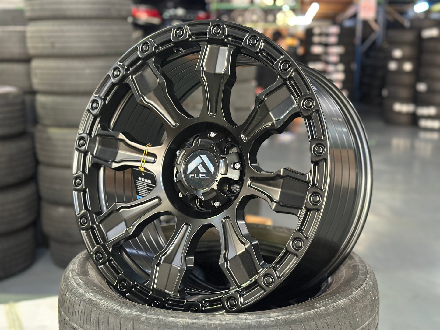 NEW 18X8.5 ET20 Fuel Design (4 wheel) 5X108 Black