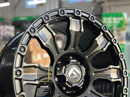 NEW 18X8.5 ET20 Fuel Design (4 wheel) 5X108 Black