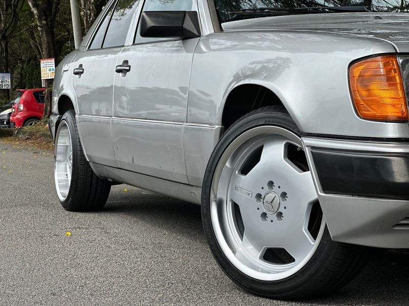 New 18X8 ET35 18x9 ET30 Mecedes Design Monoblock Rim (4 wheel) Gloss Silver 5X112
