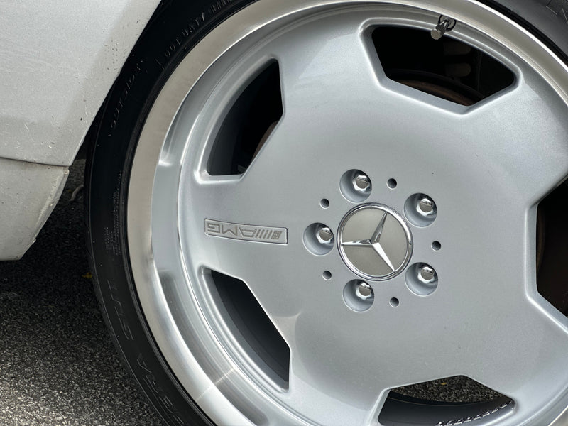 New 18X8 ET35 18x9 ET30 Mecedes Design Monoblock Rim (4 wheel) Gloss Silver 5X112