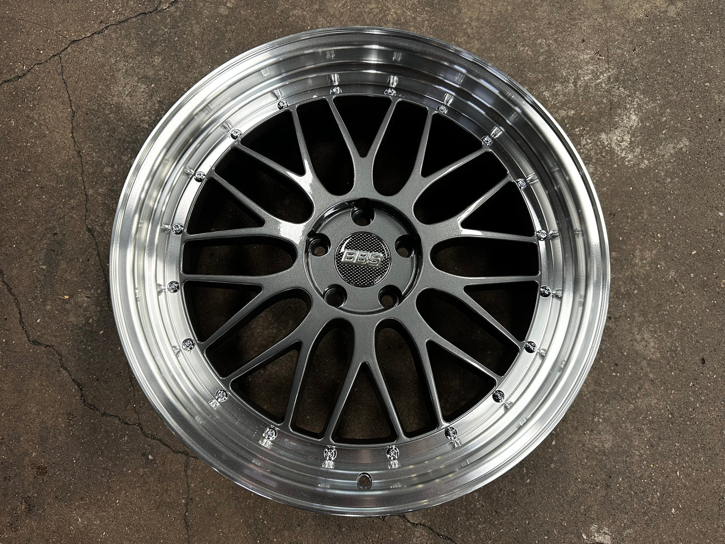 New 20x8.5 ET35 20x9.5 ET38 BBS LM Design (4 wheel) 5x112 Hyper Black