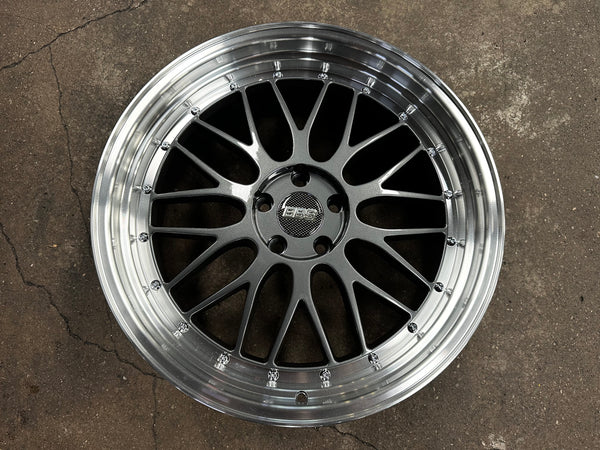 New 20x8.5 ET35 20x9.5 ET38 BBS LM Design (4 wheel) 5x112 Hyper Black