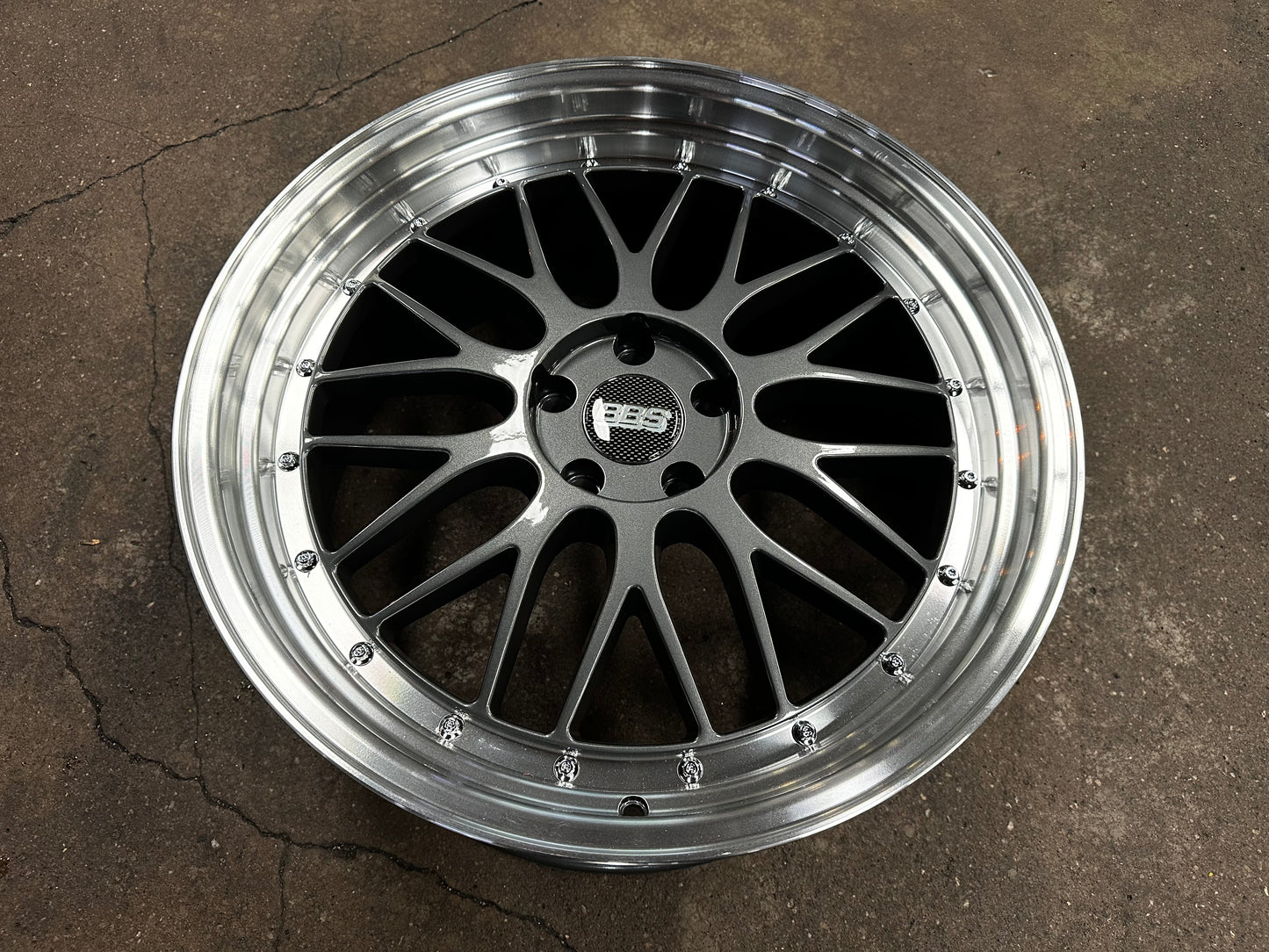 New 20x8.5 ET35 20x9.5 ET38 BBS LM Design (4 wheel) 5x112 Hyper Black